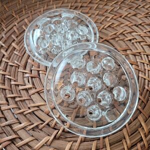 Clear Glass Flower Frogs